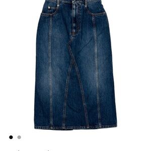 Classic Blue Denim Skirt